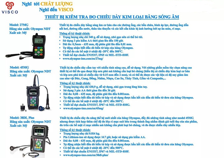 Thiết bị kiểm tra chiều dày vật liệu